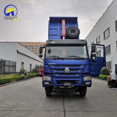Gebruikte HOWO Dump Truck 8X4 12wheel 371HP 380HP 400HP Front Lifting Style goede staat
