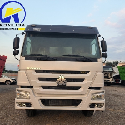 Gebruikte HOWO Dump Truck 8X4 12wheel 371HP 380HP 400HP Front Lifting Style goede staat