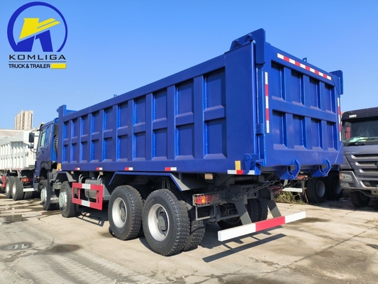 Gebruikte HOWO Dump Truck 8X4 12wheel 371HP 380HP 400HP Front Lifting Style goede staat