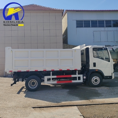 Radial Tire Design 2024 Sinotruk HOWO 4X2 Mini Dump Truck met een slaapcabine en airconditioning