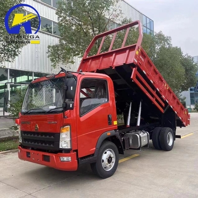 4x2 6wheel Sinotruk HOWO Mini Dump Truck met 20cbm Bucket Dimension