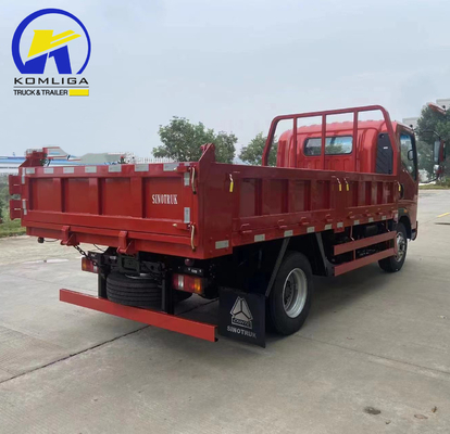 4x2 6wheel Sinotruk HOWO Mini Dump Truck met 20cbm Bucket Dimension
