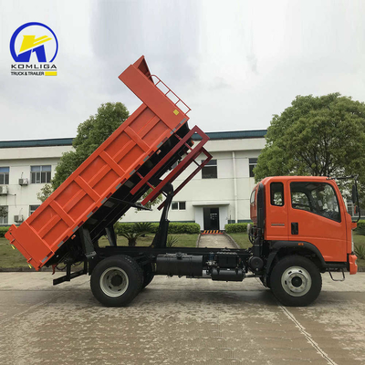 4x2 6wheel Sinotruk HOWO Mini Dump Truck met 20cbm Bucket Dimension