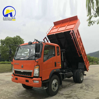 4x2 6wheel Sinotruk HOWO Mini Dump Truck met 20cbm Bucket Dimension