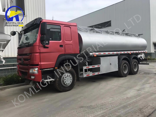 Handleiding 6X4 20cbm 25cbm 20000/25000 liter Sinotruck HOWO Shacman Diesel Tank Truck