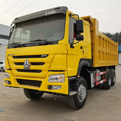 375 pk Tweedehands HOWO Sinotruk Dump Truck in goede staat 6X4 stoelen ≤5 Euro 2