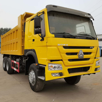 375 pk Tweedehands HOWO Sinotruk Dump Truck in goede staat 6X4 stoelen ≤5 Euro 2