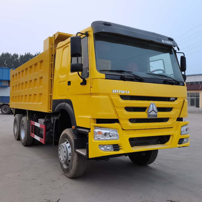 375 pk Tweedehands HOWO Sinotruk Dump Truck in goede staat 6X4 stoelen ≤5 Euro 2