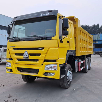 375 pk Tweedehands HOWO Sinotruk Dump Truck in goede staat 6X4 stoelen ≤5 Euro 2