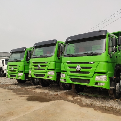WD615.47.D12.42 Motor Sinotruk HOWO 6X4 Groen Kleur Tweedehands gebruikte dumptruck