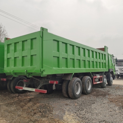 WD615.47.D12.42 Motor Sinotruk HOWO 6X4 Groen Kleur Tweedehands gebruikte dumptruck
