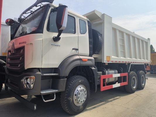 Hoofd Lifting Style HOWO 10 banden 20cbm 6X4 Dumptruck met handgeschakelde transmissie