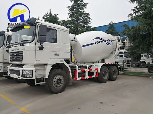 340 pk Shacman F2000 6X4 10wheel cementmixer Bulk Powder Truck met 300L brandstoftanker