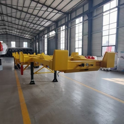 3 assen 20FT 40FT Container Transport Chassis Skelet Halve aanhanger voor 1X20FT Container