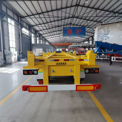 3 assen 20FT 40FT Container Transport Chassis Skelet Halve aanhanger voor 1X20FT Container