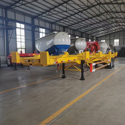 3 assen 20FT 40FT Container Transport Chassis Skelet Halve aanhanger voor 1X20FT Container
