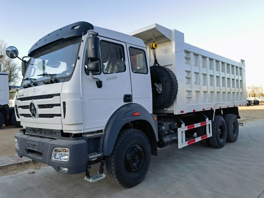 Beiben 10 wielen 6X4 vrachtwagen met Euro 2 emissie norm en diesel brandstof type