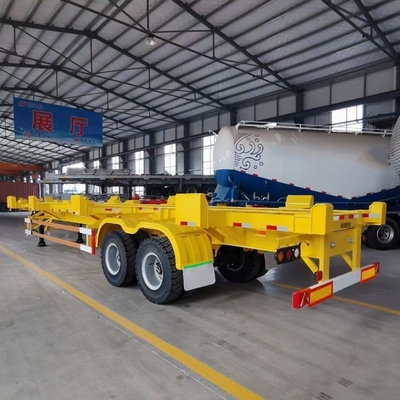 3 assen 40ton 40ft container skelet aanhangwagen voor het vervoer van zware containers