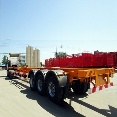 Tri-Axle 40FT Container Skeleton Semi Trailer met Jost 2.0 of 3.5 inch King Pin