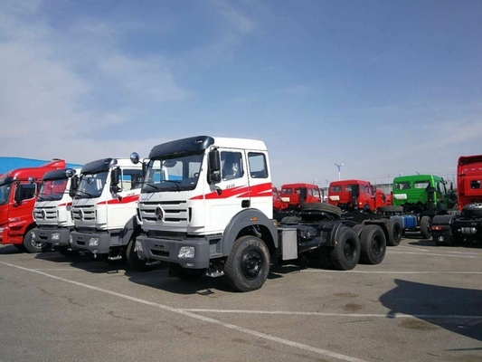 Beiben trekkerkop 6X4 3 assen met Zf8098 stuurstelsel en Fast 12js200t versnellingsbak