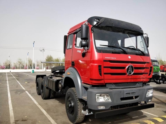 Beiben trekkerkop 6X4 3 assen met Zf8098 stuurstelsel en Fast 12js200t versnellingsbak