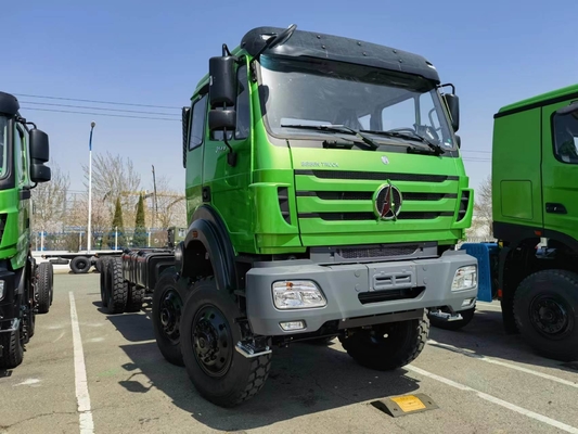 Krachtige 351-450 pk Beiben 6X4 6X6 North Benz Traktor Truck met grote motorcapaciteit