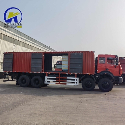Beiben Dump Truck 6X4 8X4 Gebruikte North Benz vrachtwagen met 8500*2500*3400mm Grootte