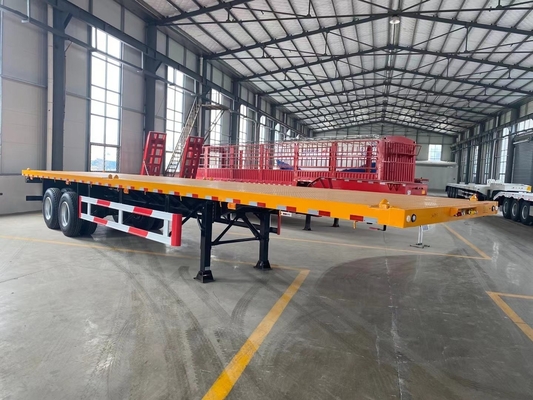 4 assen 20 voet 20 voet container trailer slot met een stuk gereedschapskist 1m * 0,5m * 0,5m