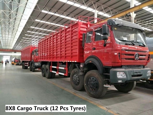 Beiben Dump Cargo Truck Traktor Truck 6X4 met Zf8098 besturing systeem aanpassing