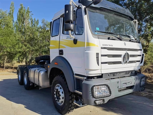 Beiben 430 pk 6X4 trekkertruck Vijfde wiel 90 enkelrichting voor zwaar vrachtvervoer