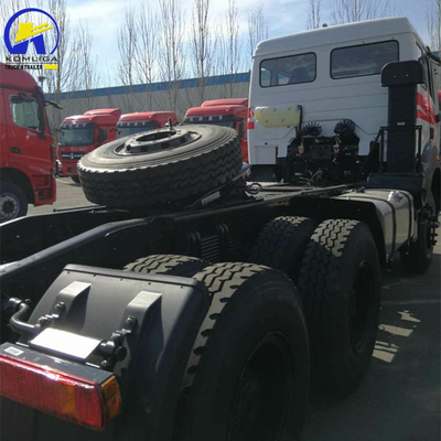 6X4 aandrijving North Benz Tractor Head Truck met 400L aluminium legering brandstof tank