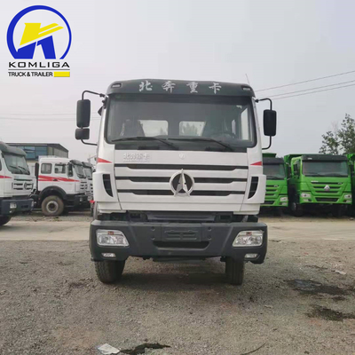 Beiben 6X4 10 Wheeler Gebruikte Prime Mover Tractor Head Truck met Zf8098 stuurstelsel