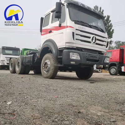 ISO-gecertificeerde snelle 12js200t versnellingsbak Gebruikt Beiben 6X4 10 banden 380HP Traktorhoofd Truck