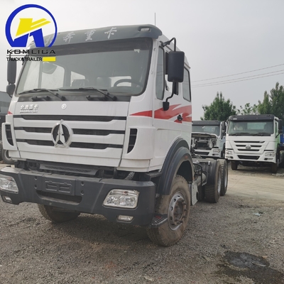Handgeschakelde transmissie Tweedehands North Benz Traktor Truck Beiben 8500*2500*3400mm