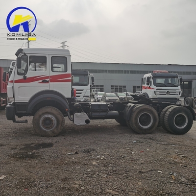 6X4 Beiben Traktor Truck 380HP 10 Wheeler North Benztruck met aanpassingsmogelijkheid