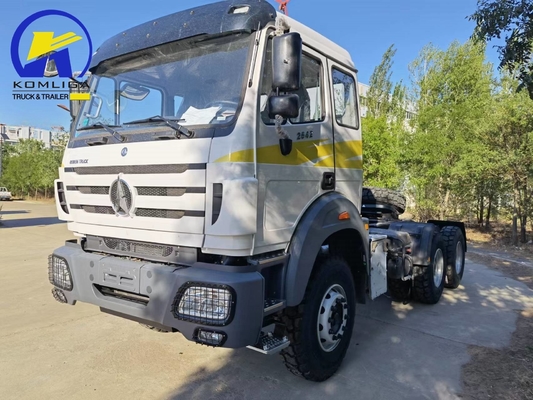 Beiben-tractortruck 10 wielen aanhangwagenkop met Ng80b lange cabine en een slaapwagen