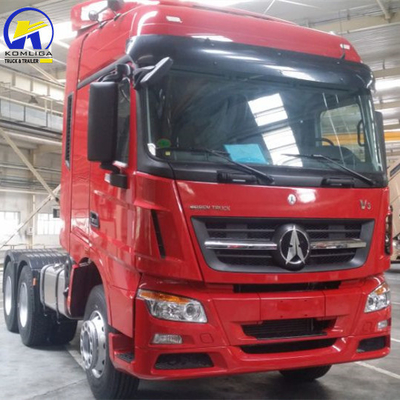 Beiben-tractortruck 10 wielen aanhangwagenkop met Ng80b lange cabine en een slaapwagen