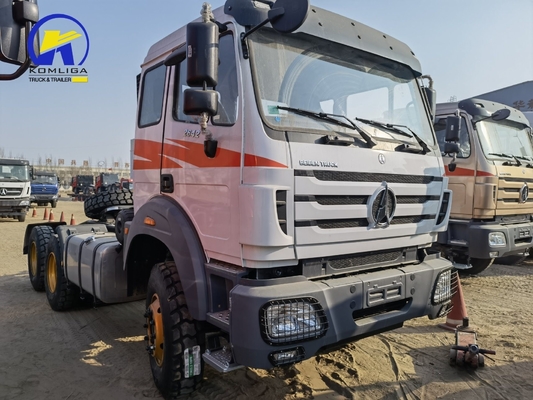 Beiben-tractortruck 10 wielen aanhangwagenkop met Ng80b lange cabine en een slaapwagen