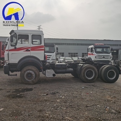 Beiben 6X4 380 pk 10 wielen 30-40 ton Traktortruck/trailer hoofd met Ng80b Long Cab