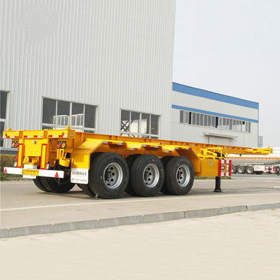 12 banden skelet transport vrachtwagen aanhangwagen voor zware aanhangwagen chassis in het beste geval