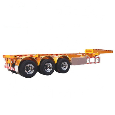 12 banden skelet transport vrachtwagen aanhangwagen voor zware aanhangwagen chassis in het beste geval