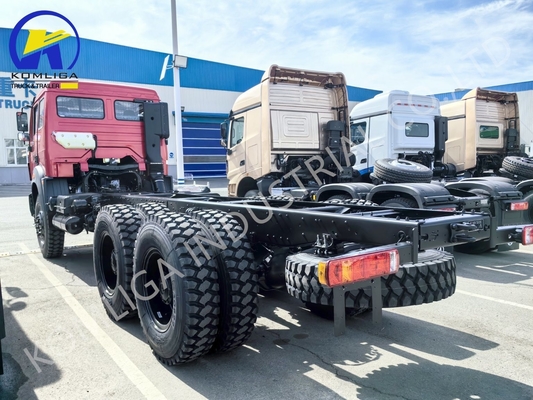 North Beiben Mercedes 2024 6X4 vrachtwagen chassis met handgeschakelde versnellingsbak naar Congo