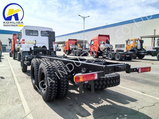 North Beiben Mercedes 2024 6X4 vrachtwagen chassis met handgeschakelde versnellingsbak naar Congo