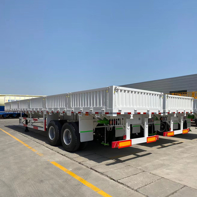 Kleine 40 ton lading zijwand mini vracht aanhangwagen met 13t/16t as en container slot