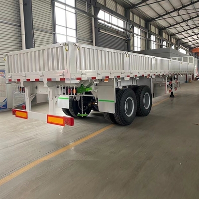 Kleine 40 ton lading zijwand mini vracht aanhangwagen met 13t/16t as en container slot