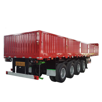 3 as 40 50 60 ton hek zijwand vrachtwagen met Jost 2,0 of 3,5 inch King Pin
