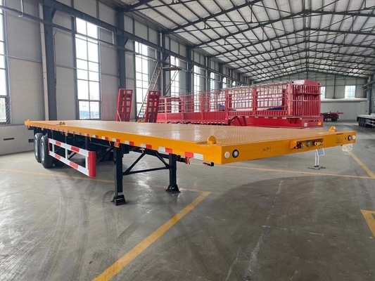 3 assen 4 assen 40 ton zware container platgelegen halfrol met een gewicht van 6,2 Tare