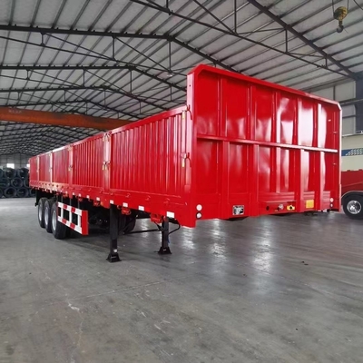 40ft Container 600mm 12,5m 13m 3 axle Side Door Semi Trailer met flatbed design