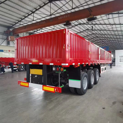 40ft Container 600mm 12,5m 13m 3 axle Side Door Semi Trailer met flatbed design