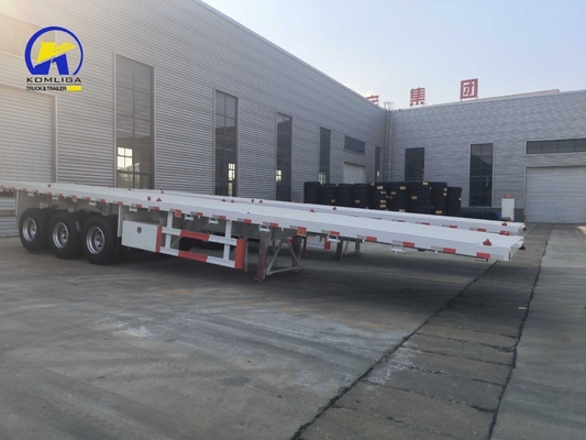 Sinotruk HOWO Platbed Semi-trailer met Fuwa-assen en 16 mm Channel Steel Side Beam